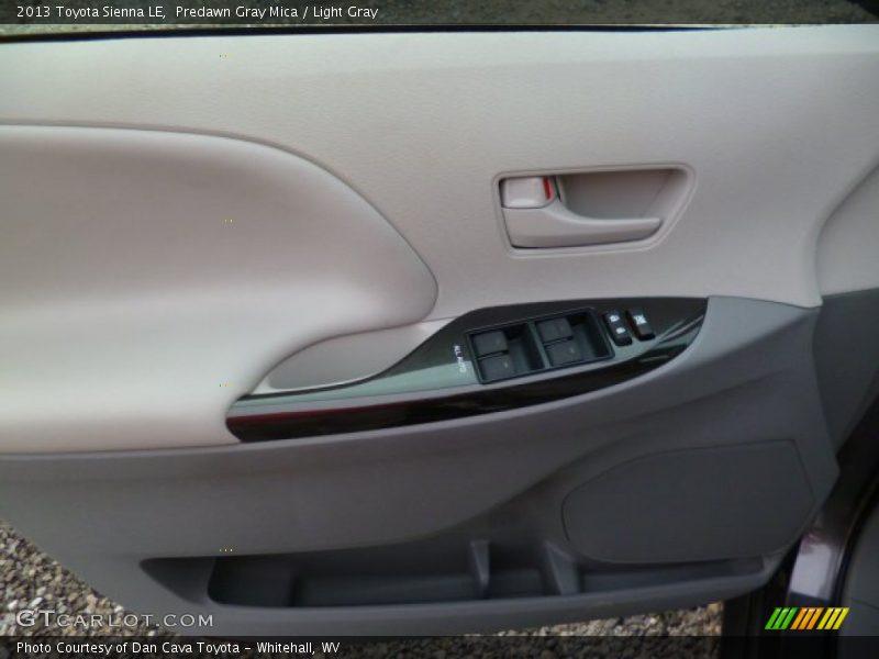 Predawn Gray Mica / Light Gray 2013 Toyota Sienna LE