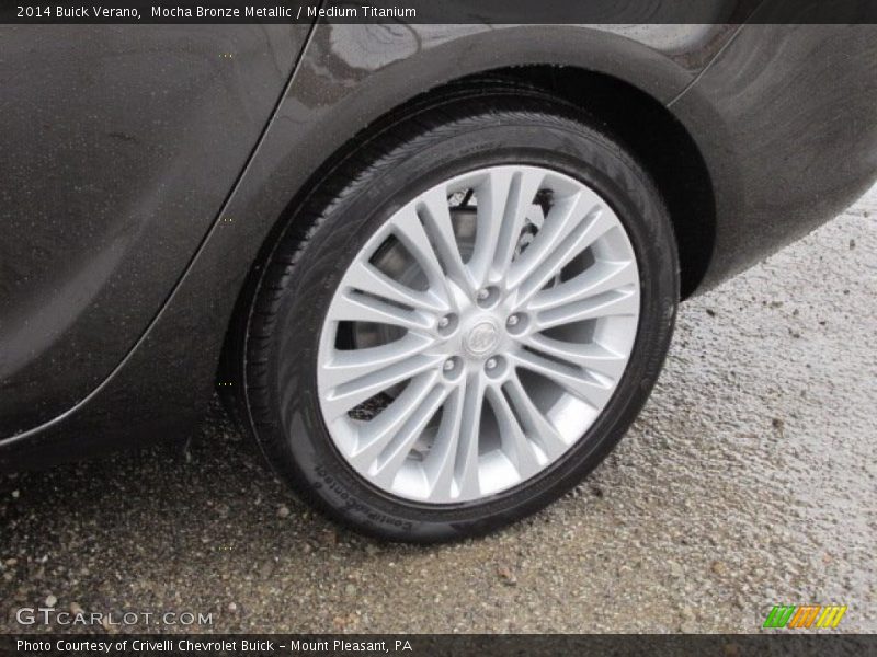 Mocha Bronze Metallic / Medium Titanium 2014 Buick Verano