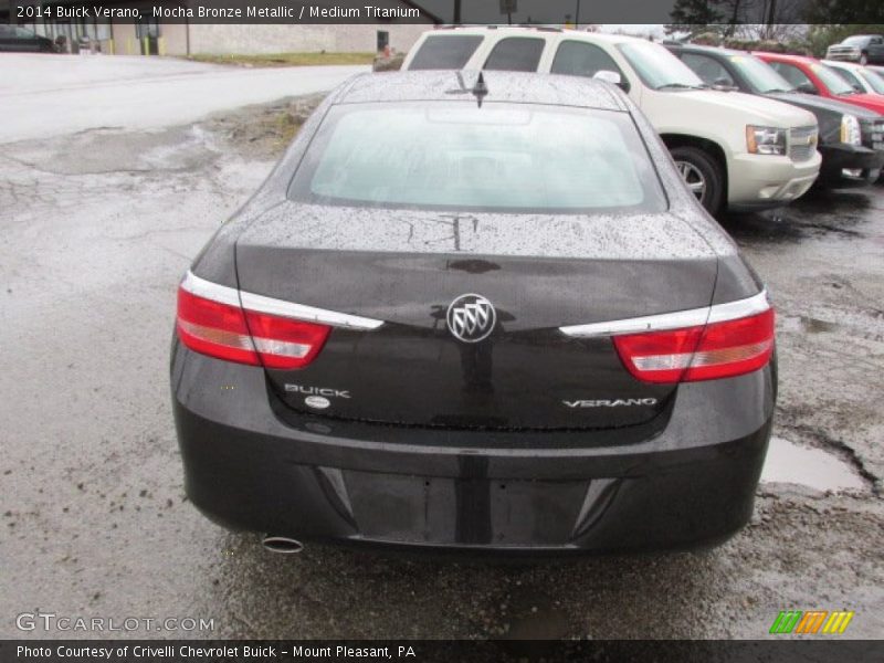 Mocha Bronze Metallic / Medium Titanium 2014 Buick Verano