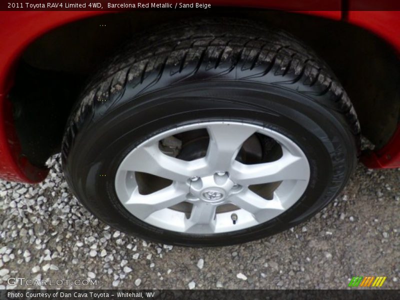 Barcelona Red Metallic / Sand Beige 2011 Toyota RAV4 Limited 4WD