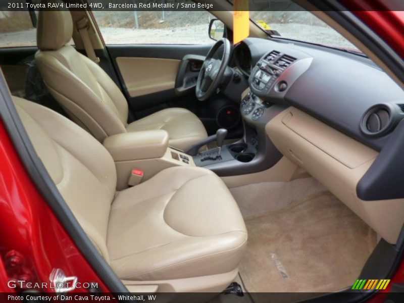Barcelona Red Metallic / Sand Beige 2011 Toyota RAV4 Limited 4WD