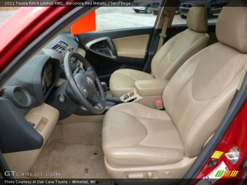 Barcelona Red Metallic / Sand Beige 2011 Toyota RAV4 Limited 4WD