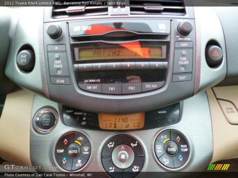 Barcelona Red Metallic / Sand Beige 2011 Toyota RAV4 Limited 4WD