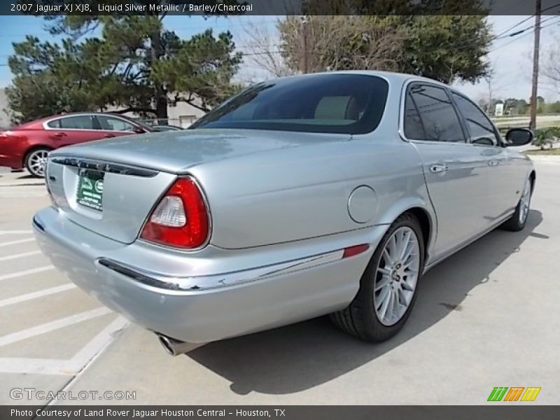 Liquid Silver Metallic / Barley/Charcoal 2007 Jaguar XJ XJ8