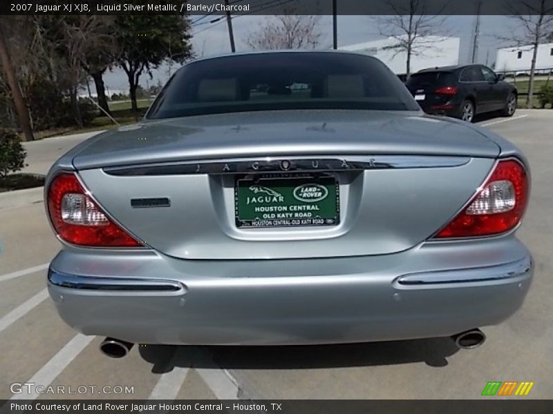 Liquid Silver Metallic / Barley/Charcoal 2007 Jaguar XJ XJ8