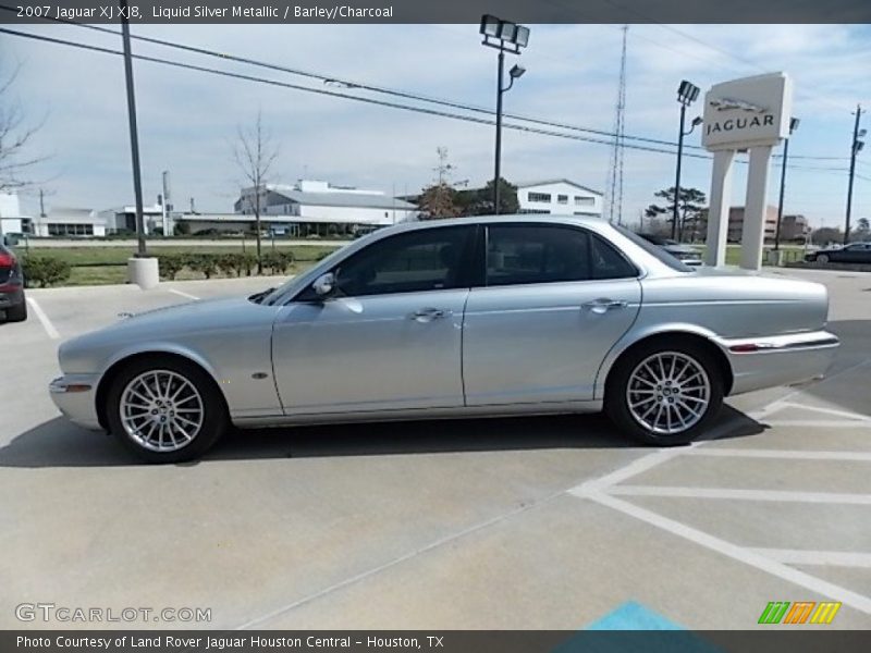 Liquid Silver Metallic / Barley/Charcoal 2007 Jaguar XJ XJ8