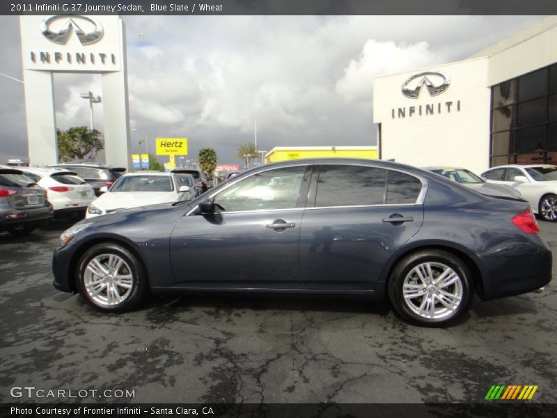 Blue Slate / Wheat 2011 Infiniti G 37 Journey Sedan
