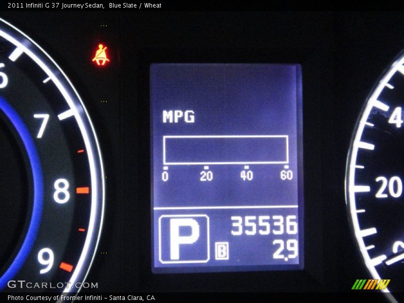 Blue Slate / Wheat 2011 Infiniti G 37 Journey Sedan