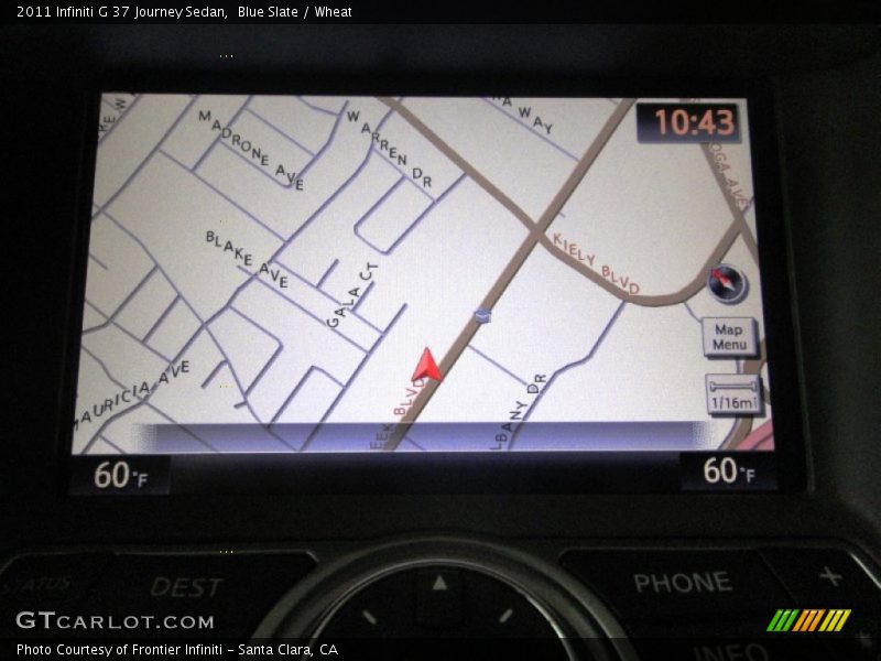 Blue Slate / Wheat 2011 Infiniti G 37 Journey Sedan