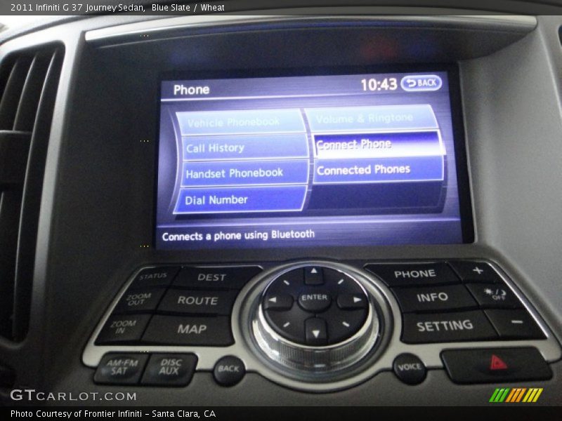 Blue Slate / Wheat 2011 Infiniti G 37 Journey Sedan