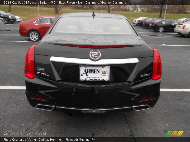 Black Raven / Light Cashmere/Medium Cashmere 2014 Cadillac CTS Luxury Sedan AWD