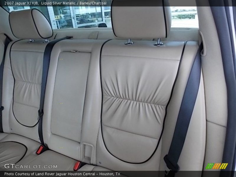 Liquid Silver Metallic / Barley/Charcoal 2007 Jaguar XJ XJ8