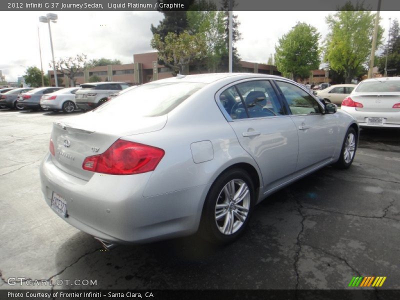 Liquid Platinum / Graphite 2012 Infiniti G 37 Journey Sedan