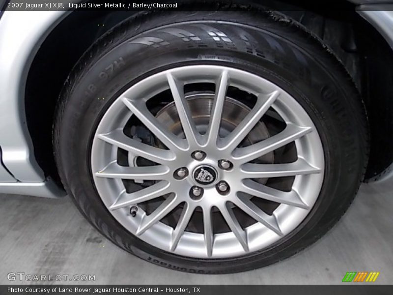 Liquid Silver Metallic / Barley/Charcoal 2007 Jaguar XJ XJ8