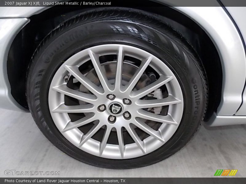 Liquid Silver Metallic / Barley/Charcoal 2007 Jaguar XJ XJ8