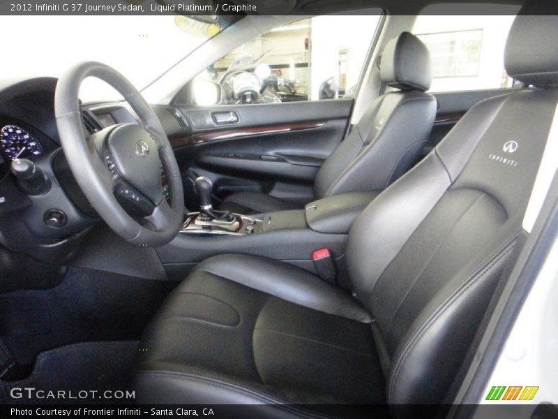 Liquid Platinum / Graphite 2012 Infiniti G 37 Journey Sedan
