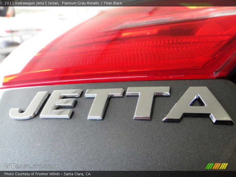 Platinum Gray Metallic / Titan Black 2011 Volkswagen Jetta S Sedan