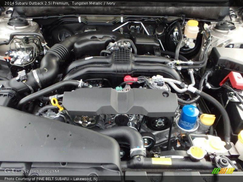 Tungsten Metallic / Ivory 2014 Subaru Outback 2.5i Premium