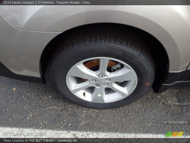 Tungsten Metallic / Ivory 2014 Subaru Outback 2.5i Premium