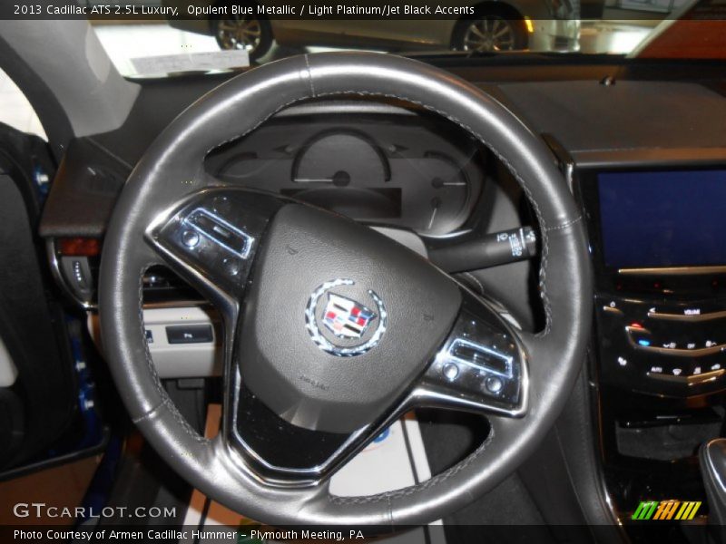 Opulent Blue Metallic / Light Platinum/Jet Black Accents 2013 Cadillac ATS 2.5L Luxury