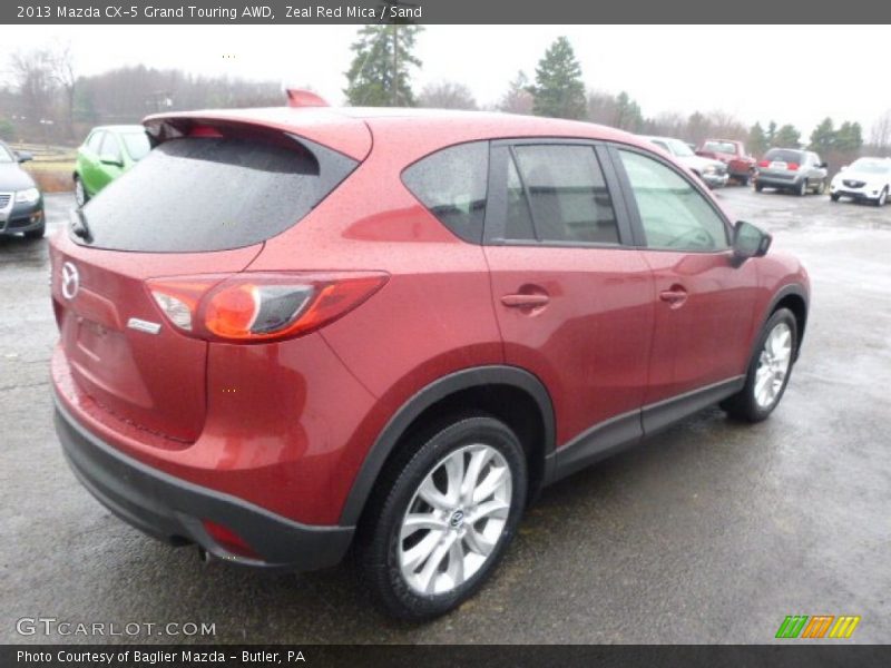 Zeal Red Mica / Sand 2013 Mazda CX-5 Grand Touring AWD