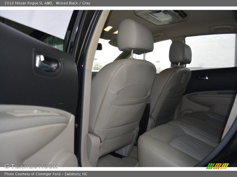 Wicked Black / Gray 2010 Nissan Rogue SL AWD