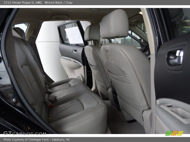 Wicked Black / Gray 2010 Nissan Rogue SL AWD
