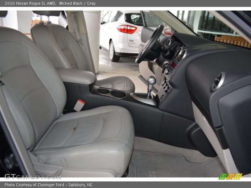 Wicked Black / Gray 2010 Nissan Rogue SL AWD