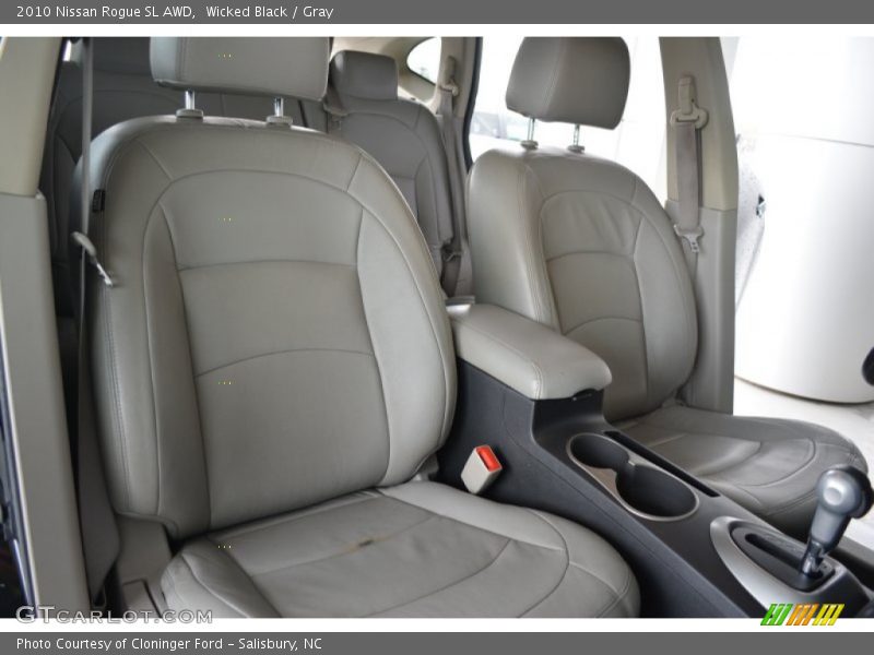 Wicked Black / Gray 2010 Nissan Rogue SL AWD