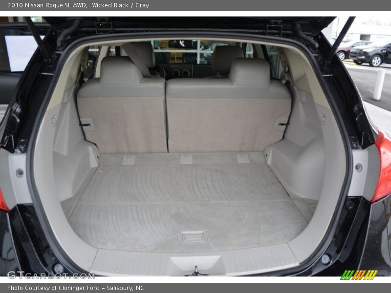 Wicked Black / Gray 2010 Nissan Rogue SL AWD