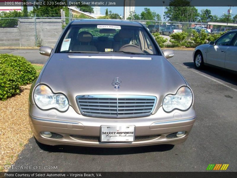 Desert Silver Metallic / Java 2001 Mercedes-Benz C 320 Sedan