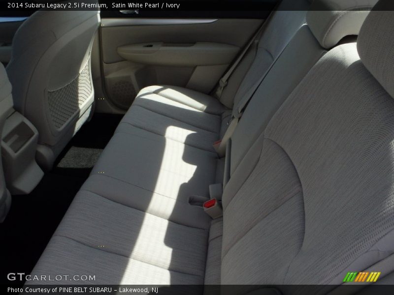 Satin White Pearl / Ivory 2014 Subaru Legacy 2.5i Premium