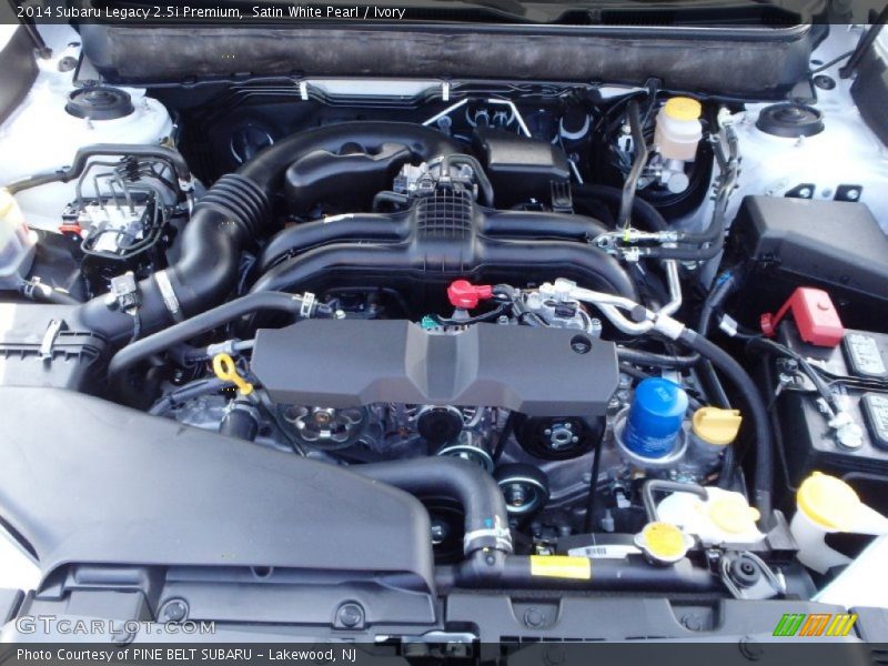 Satin White Pearl / Ivory 2014 Subaru Legacy 2.5i Premium