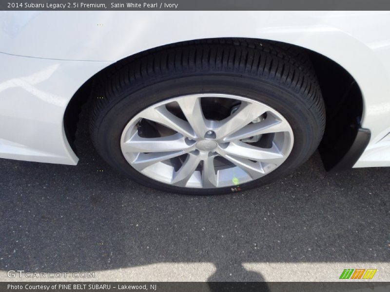 Satin White Pearl / Ivory 2014 Subaru Legacy 2.5i Premium