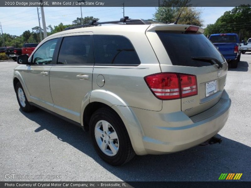 White Gold / Dark Slate Gray 2010 Dodge Journey SE