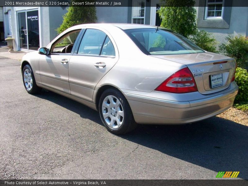 Desert Silver Metallic / Java 2001 Mercedes-Benz C 320 Sedan