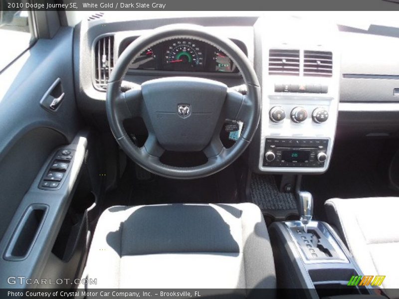 White Gold / Dark Slate Gray 2010 Dodge Journey SE