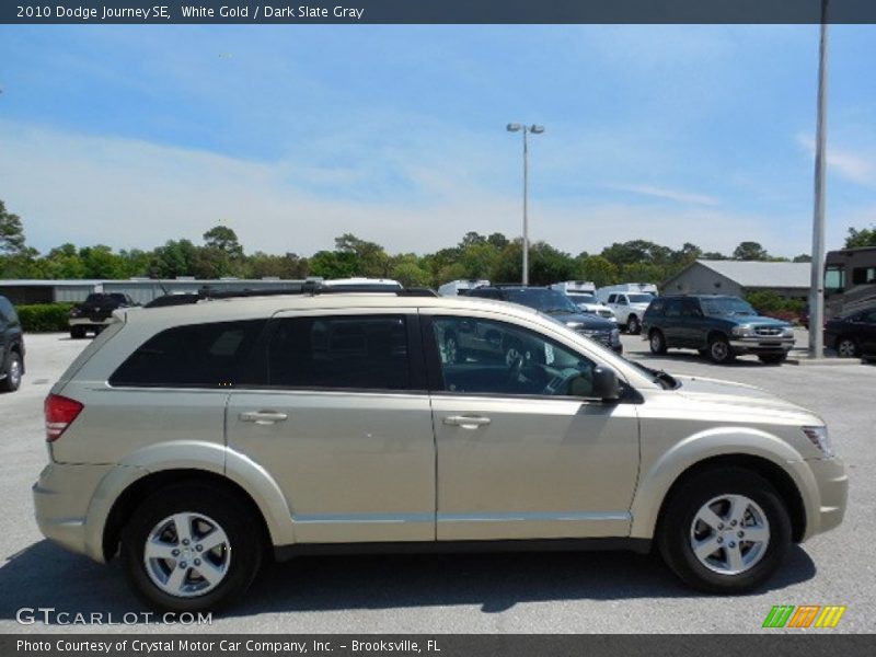 White Gold / Dark Slate Gray 2010 Dodge Journey SE