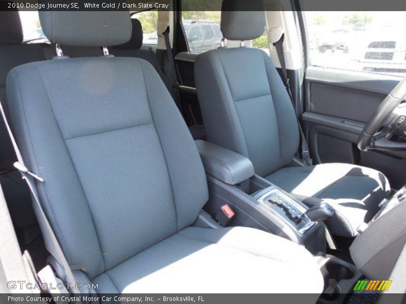 White Gold / Dark Slate Gray 2010 Dodge Journey SE