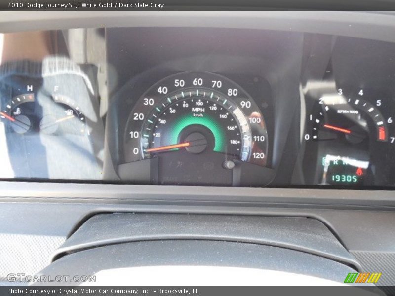 White Gold / Dark Slate Gray 2010 Dodge Journey SE