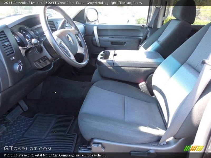 Taupe Gray Metallic / Light Titanium/Ebony 2011 Chevrolet Silverado 1500 LT Crew Cab