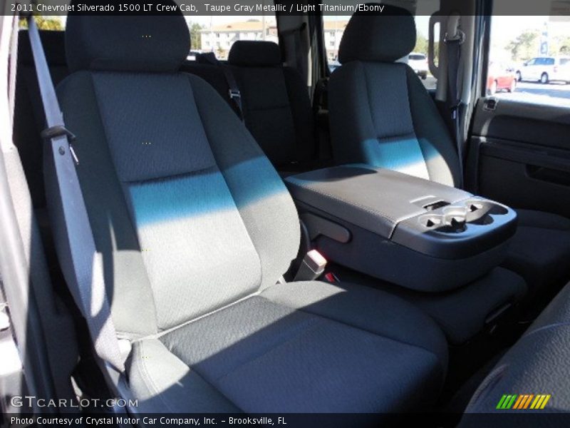 Taupe Gray Metallic / Light Titanium/Ebony 2011 Chevrolet Silverado 1500 LT Crew Cab