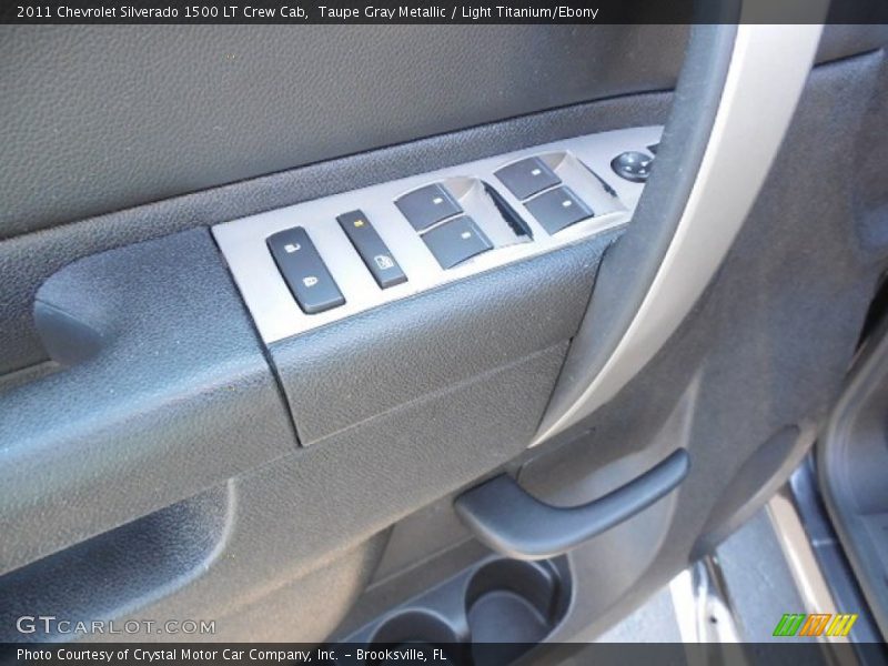 Taupe Gray Metallic / Light Titanium/Ebony 2011 Chevrolet Silverado 1500 LT Crew Cab