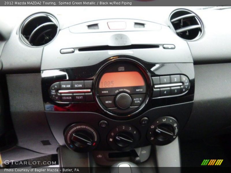 Spirted Green Metallic / Black w/Red Piping 2012 Mazda MAZDA2 Touring