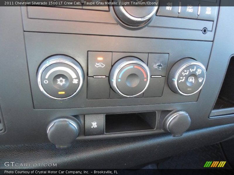 Taupe Gray Metallic / Light Titanium/Ebony 2011 Chevrolet Silverado 1500 LT Crew Cab