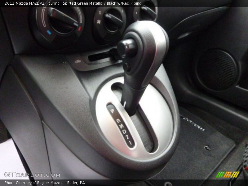 Spirted Green Metallic / Black w/Red Piping 2012 Mazda MAZDA2 Touring