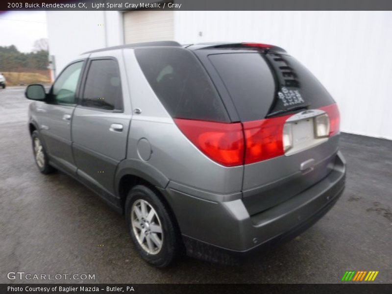 Light Spiral Gray Metallic / Gray 2003 Buick Rendezvous CX