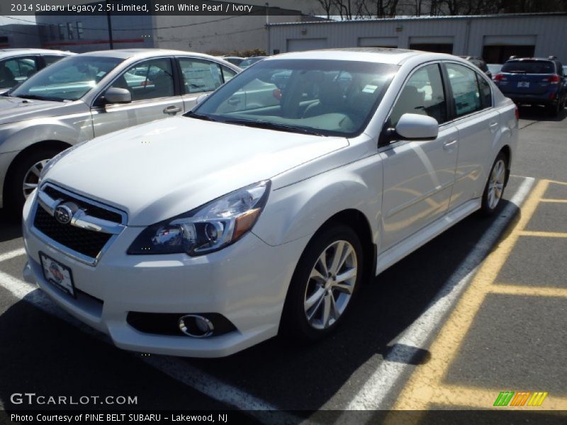 Satin White Pearl / Ivory 2014 Subaru Legacy 2.5i Limited