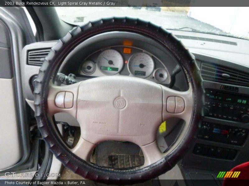 Light Spiral Gray Metallic / Gray 2003 Buick Rendezvous CX