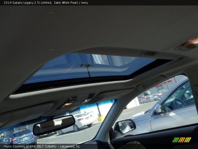 Satin White Pearl / Ivory 2014 Subaru Legacy 2.5i Limited
